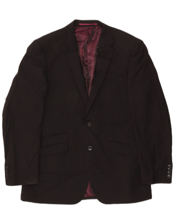 Marks & Spencer Ανδρικό Σακάκι Blazer με 2 κουμπιά αυτόγραφο UK 40 μεγάλο μαύρο