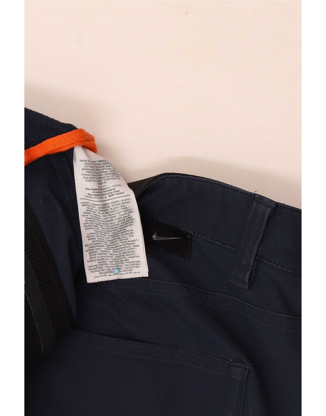 Ανδρικό ίσιο casual παντελόνι Nike W36 L27 Navy Blue Polyester