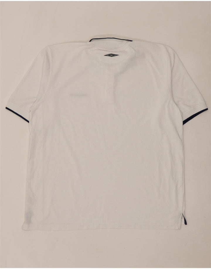 Ανδρικό πουκάμισο Umbro Polo XL Λευκό πολυεστέρα