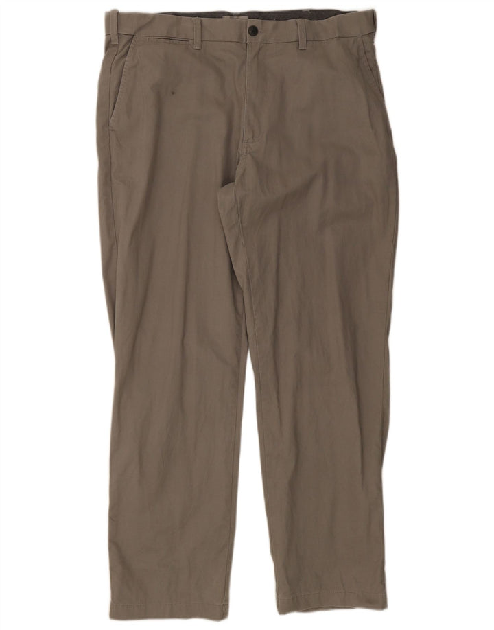 Marks & Spencer Ανδρικό παντελόνι Chino με κανονική εφαρμογή W36 L30 Γκρι