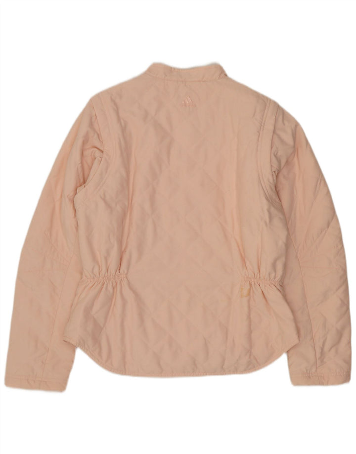 Γυναικείο καπιτονέ μπουφάν Adidas UK 14 Medium Pink Polyester