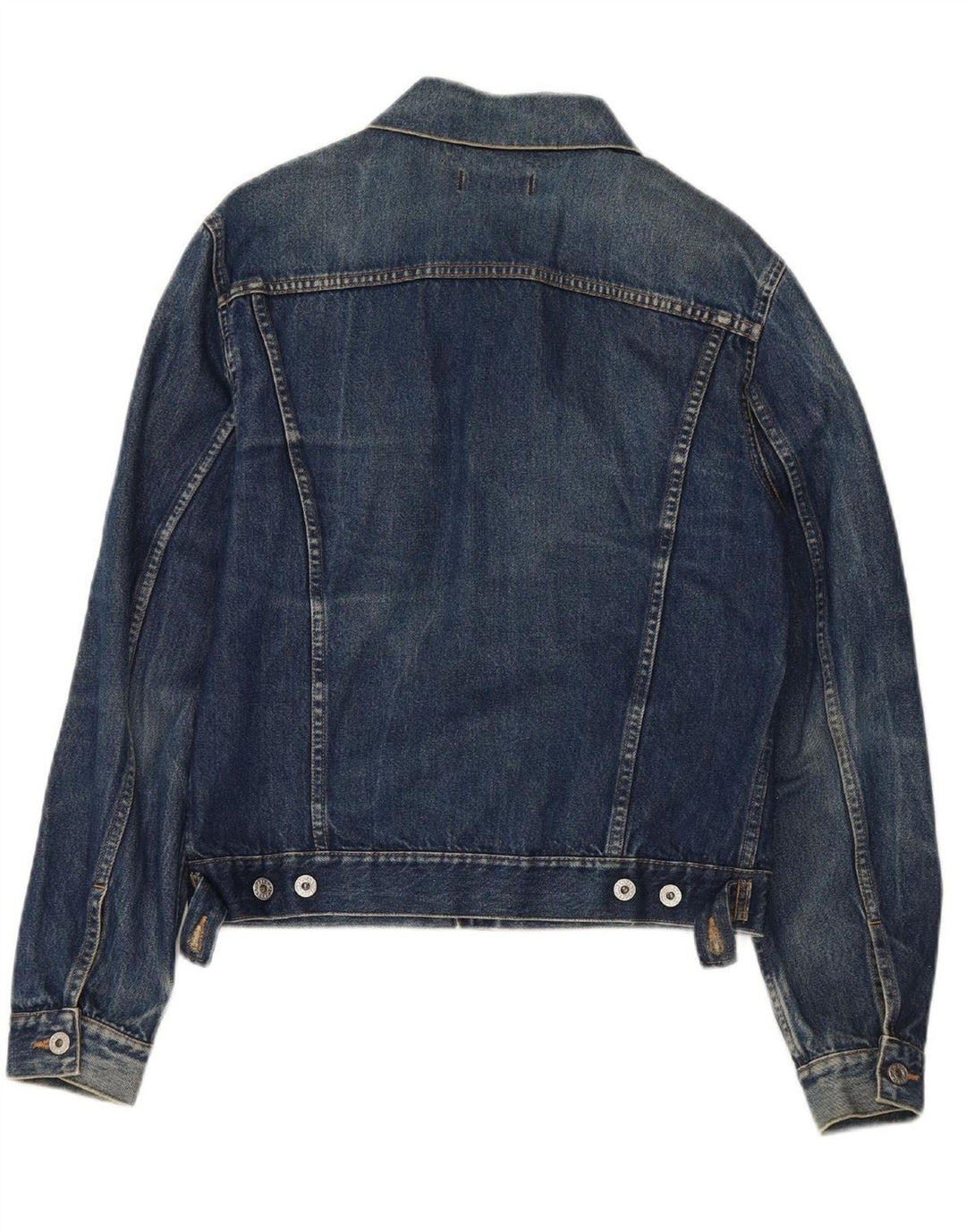 REPLAY Womens Denim Jacket UK 14 Medium Blue Cotton