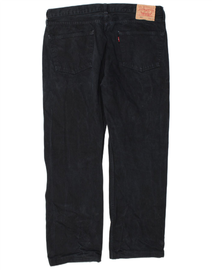 Levi's Mens 501 Straight Jeans W38 L30 Navy Blue