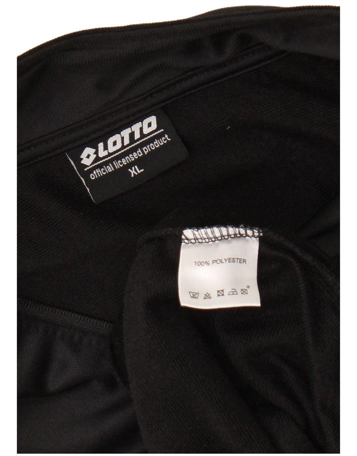 Ανδρική φόρμα Lotto Top Jacket XL Μαύρο πολυεστέρα