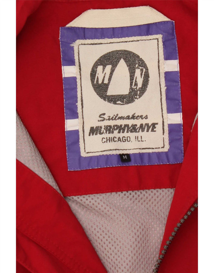 Ανδρικό μπουφάν βροχής Murphy & Nye UK 38 Medium Red Polyester