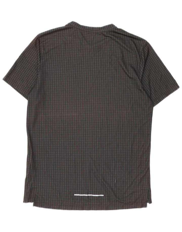 Ανδρικό T-Shirt Nike Dri Fit Top Medium Grey Geometric Polyester