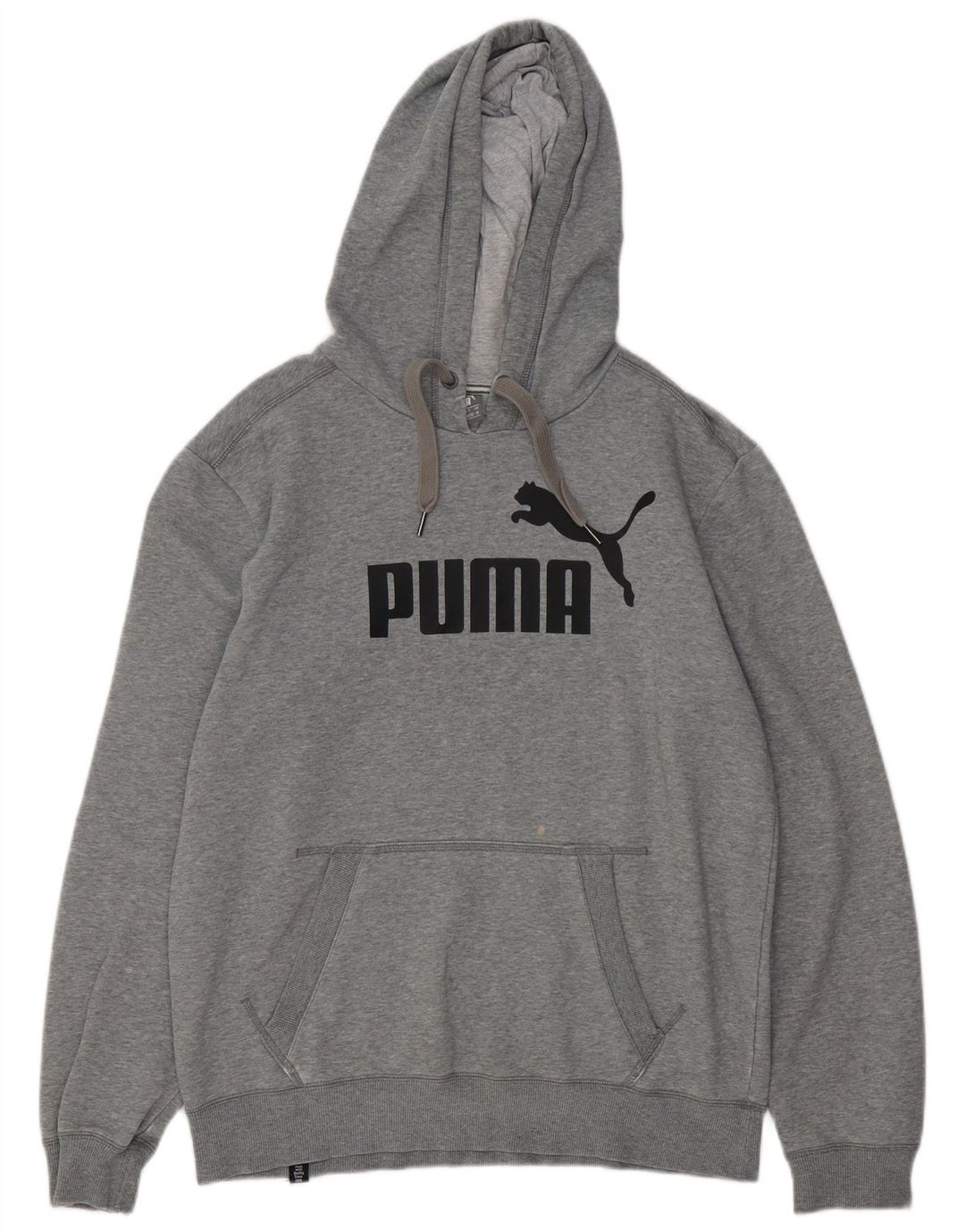 Ανδρικό γραφικό κουκούλα PUMA, μεσαίο γκρι βαμβακερό