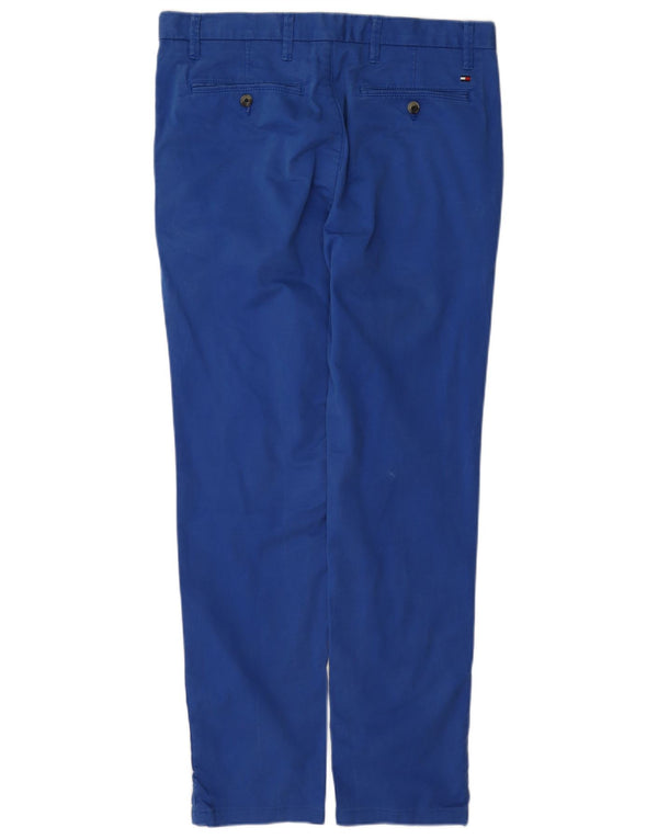 Tommy Hilfiger Ανδρικό παντελόνι Chino Slim W32 L32 Μπλε βαμβακερό