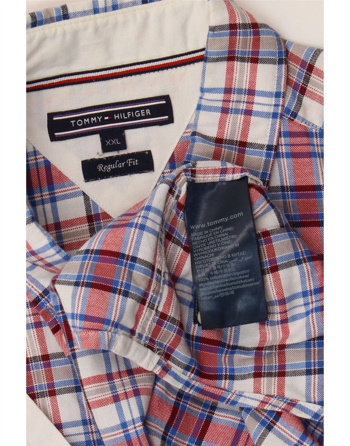 Tommy Hilfiger Ανδρικό πουκάμισο κανονικής εφαρμογής 2XL πολύχρωμο βαμβακερό καρό