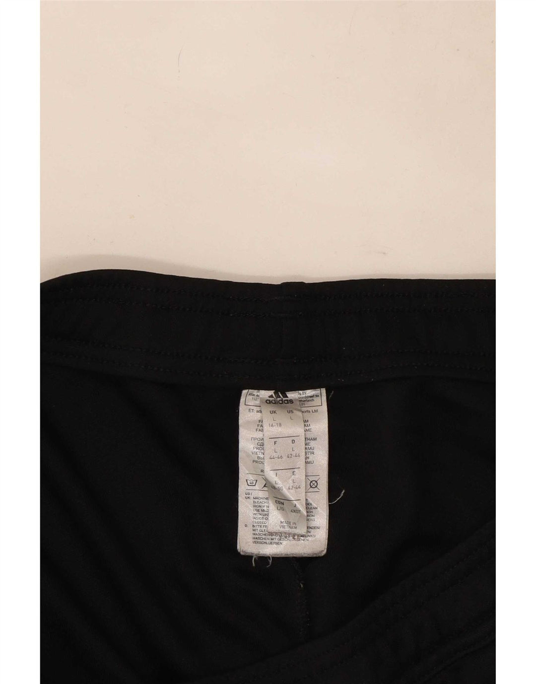 Adidas Γυναικεία φόρμα παντελόνι UK 16/18 Large Μαύρο Πολυεστέρας