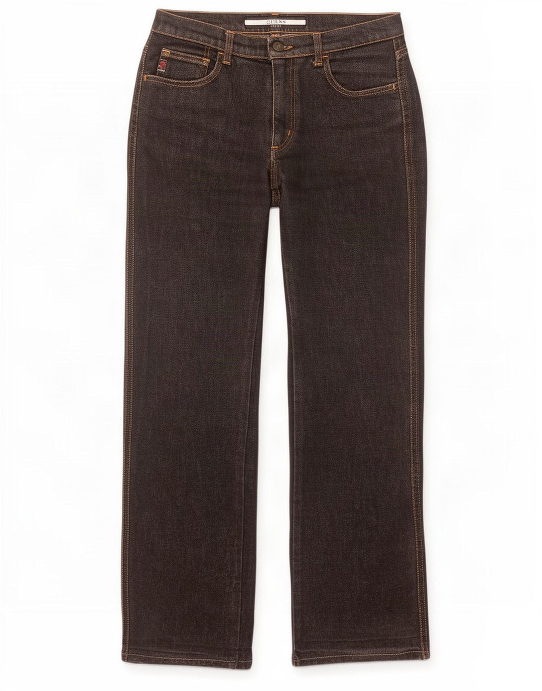 Guess Γυναικείο Bootcut Jeans W27 L31 Μαύρο βαμβακερό