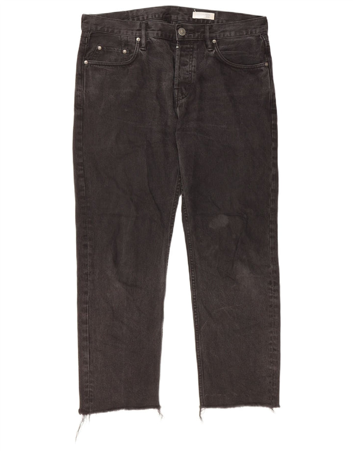 ALL SAINTS Ανδρικό Sid Straight Jeans W32 L26 Μαύρο βαμβακερό