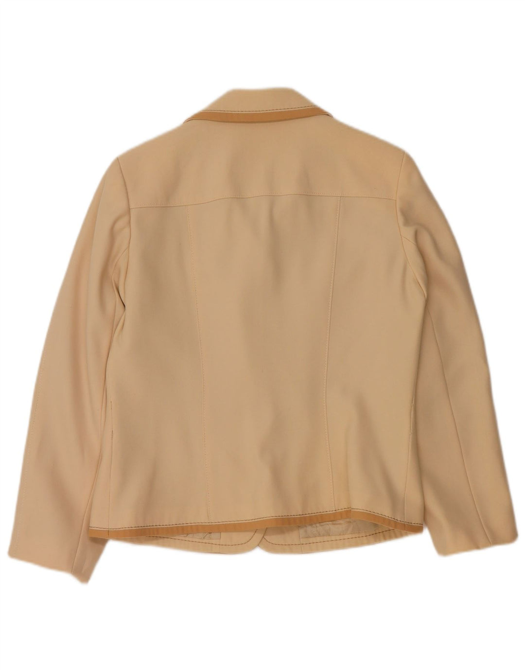 RALPH Γυναικείο σακάκι blazer UK 16 μεγάλο μπεζ παρθένο μαλλί