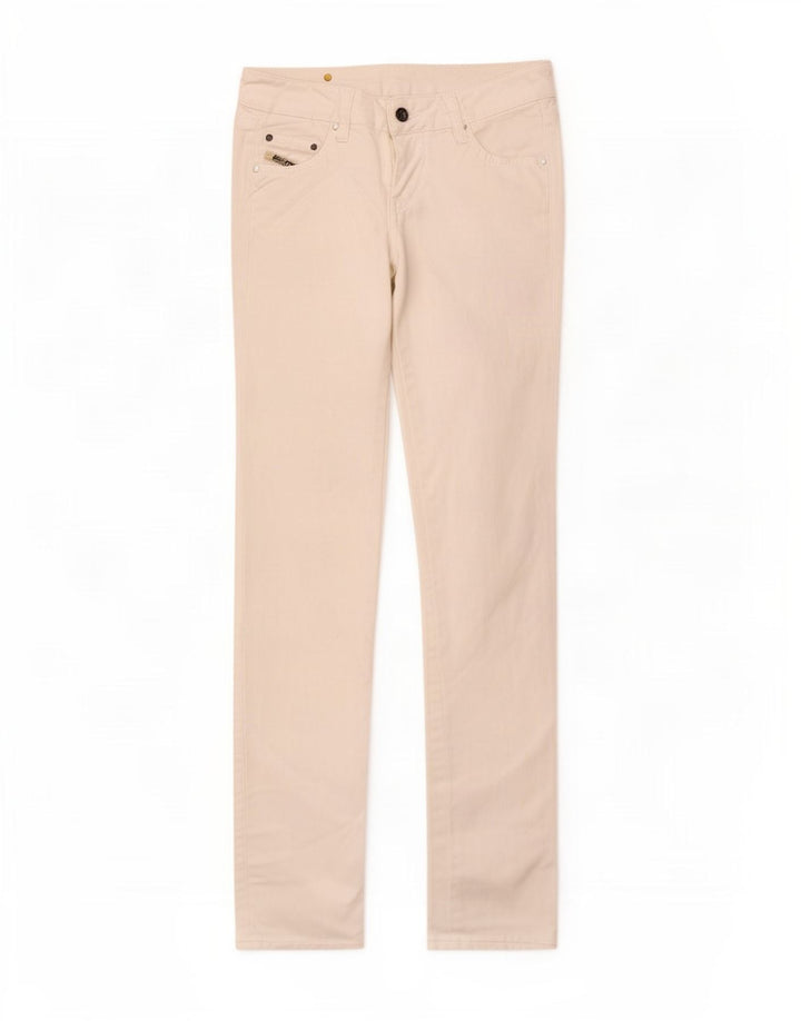Diesel Γυναικείο Slim Jeans W25 L30 Λευκό βαμβακερό