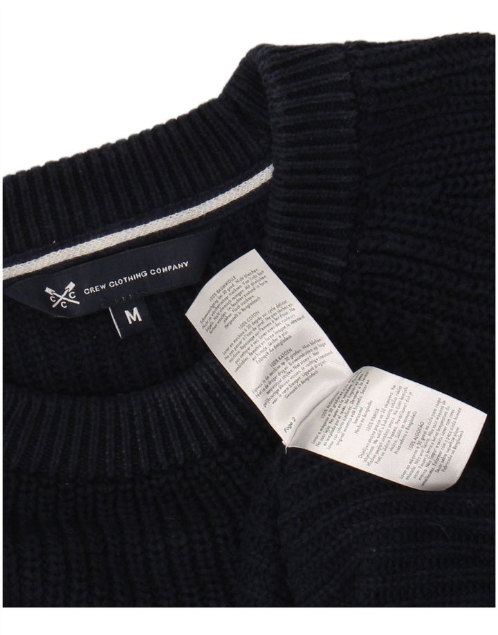 CREW CLOTHING Γυναικείο πουλόβερ με λαιμό σκάφος UK 14 Medium Navy Blue