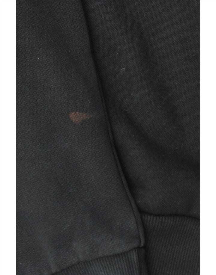 Ανδρικό γραφικό κουκούλα PUMA, μεσαίο μαύρο βαμβακερό