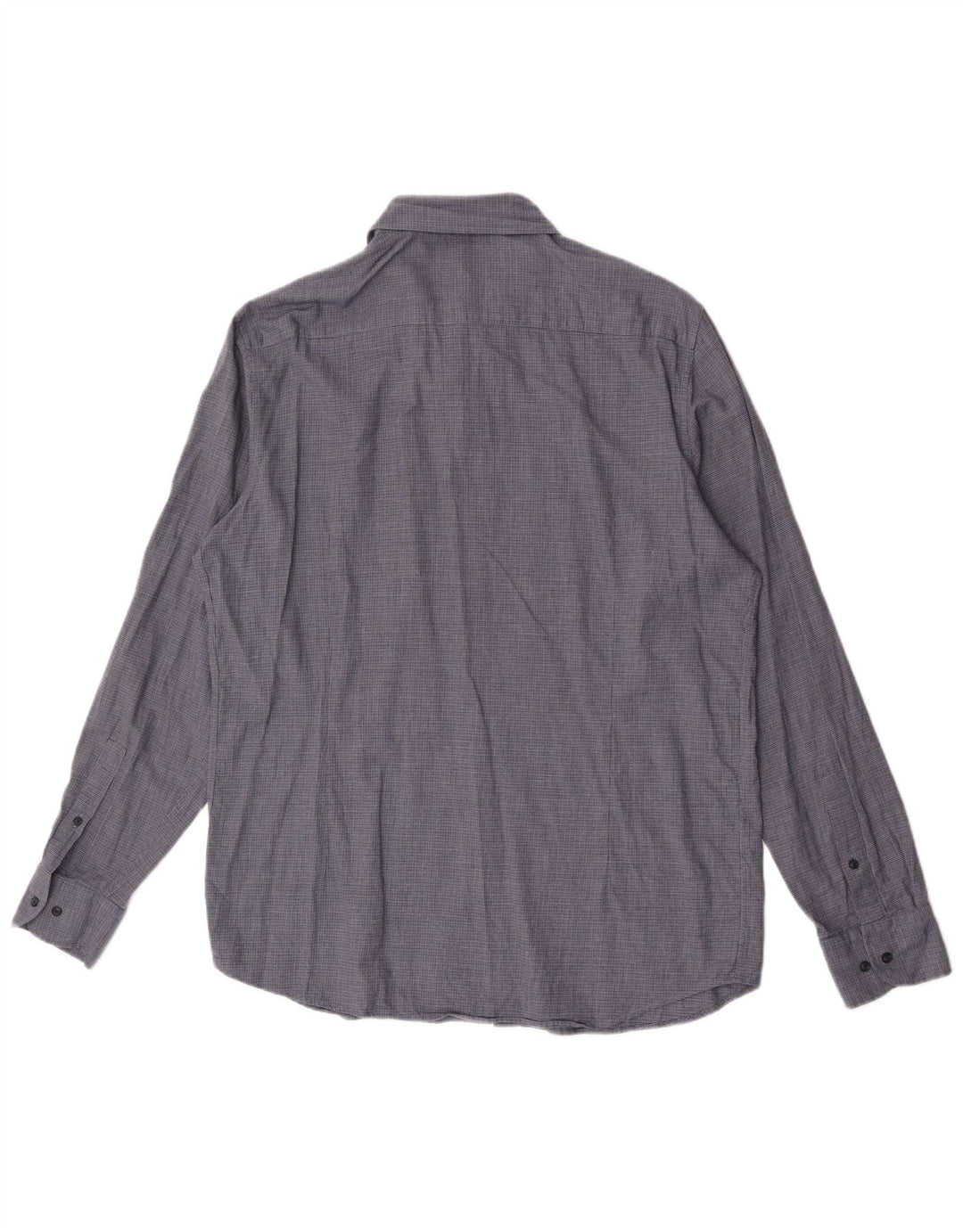Ανδρικό πουκάμισο Massimo Dutti XL Blue Check Cotton