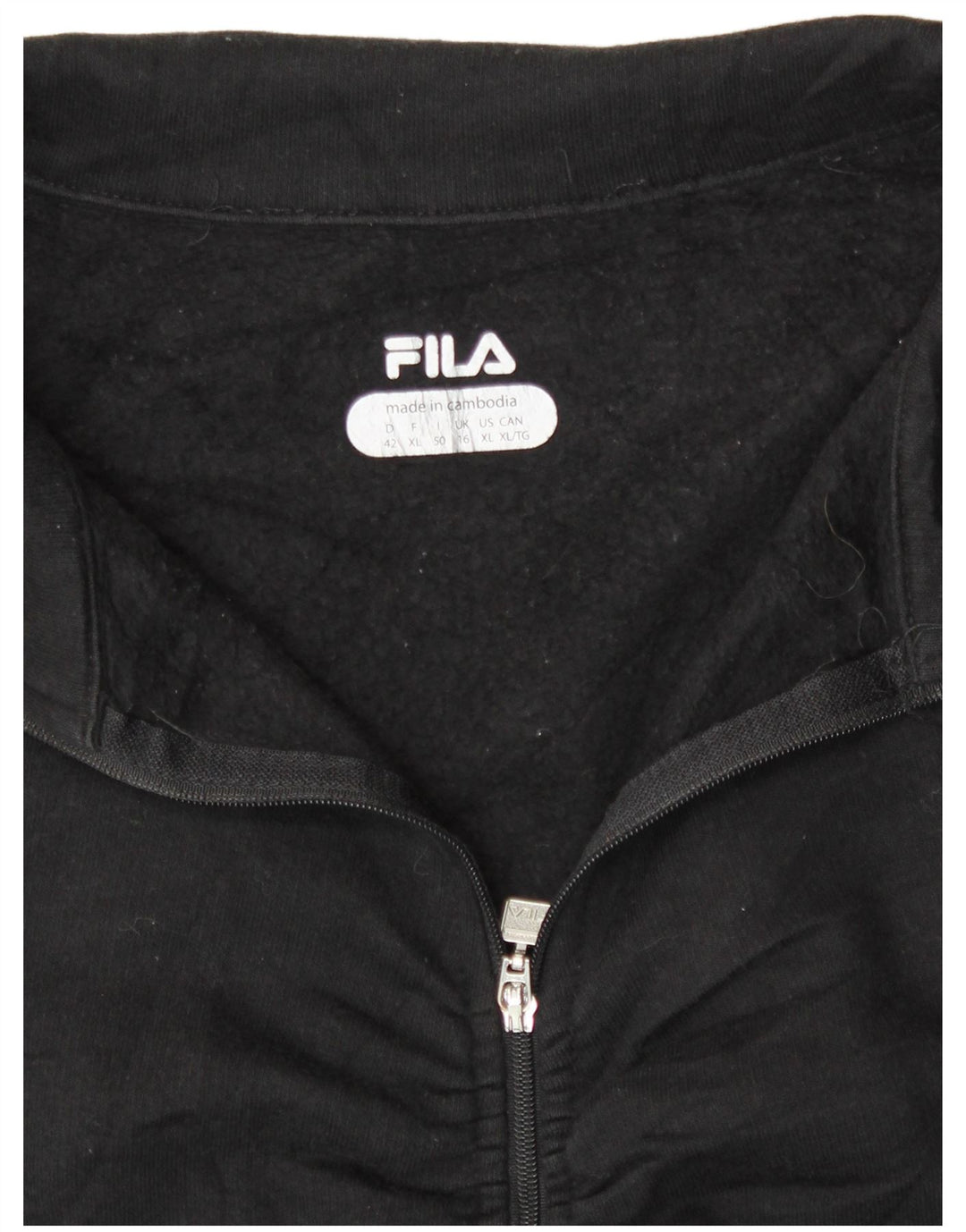 Fila Γυναικεία αθλητική φόρμα Top Jacket UK 16 Large Black
