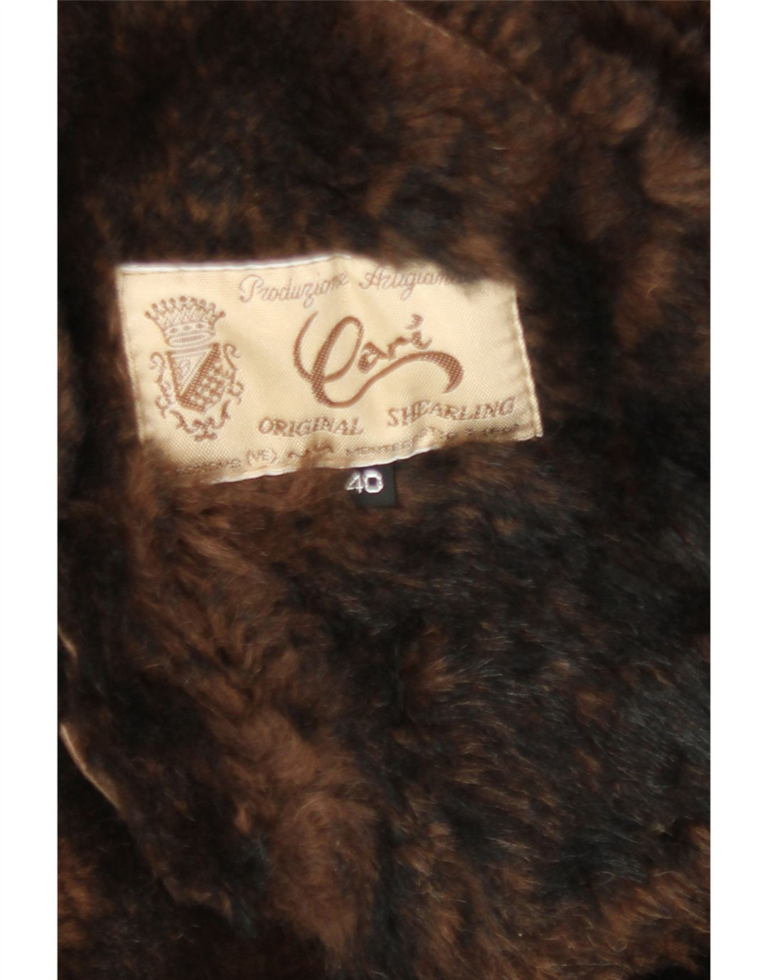 Vintage Γυναικείο Παλτό Shearling EU 40 Medium Brown Shearling