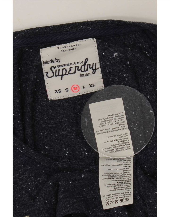Superdry γυναικείο τοπ μακρυμάνικο 14 μεσαίου μπλε ναυτικό
