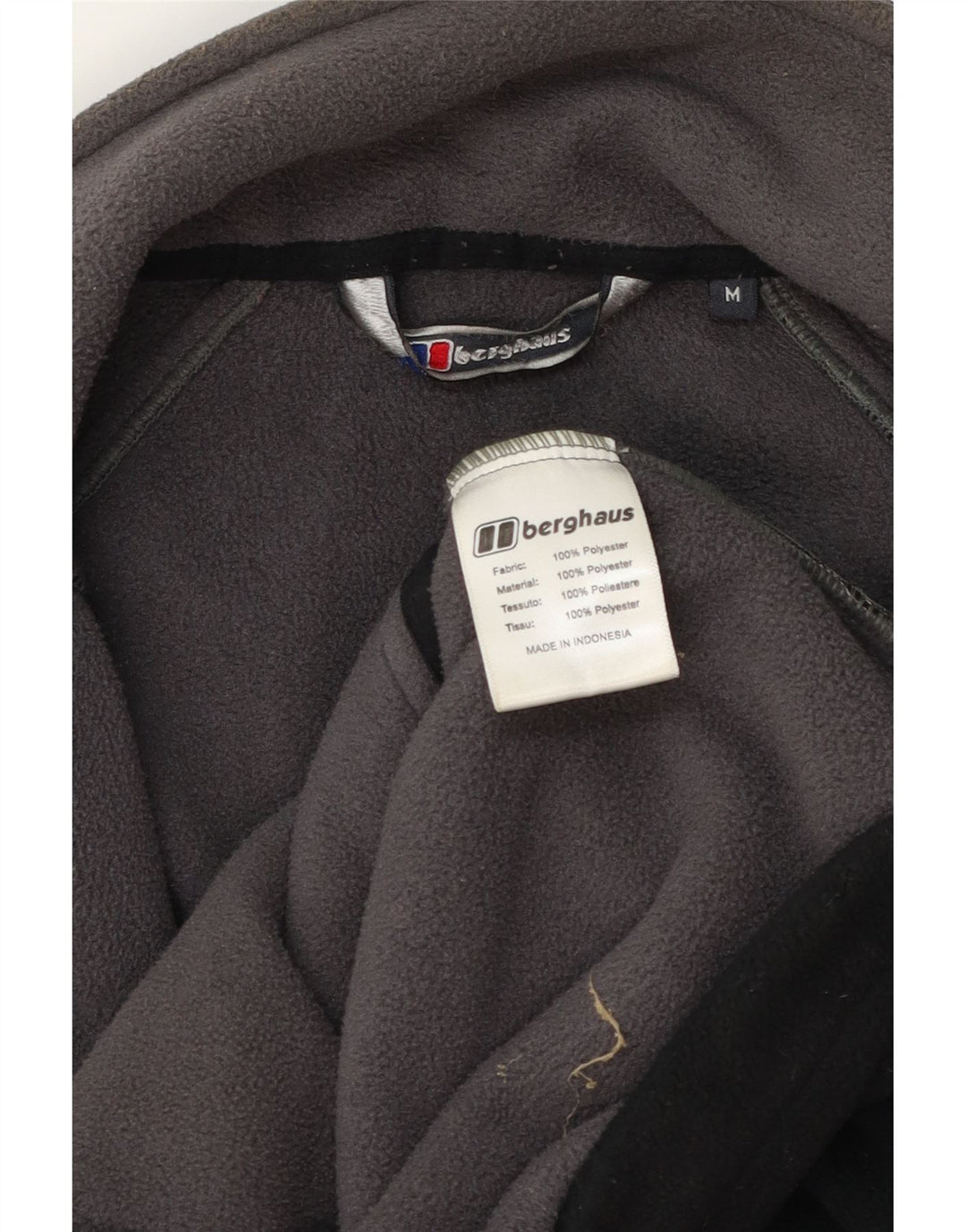 Μπουφάν Berghaus Ανδρικό Fleece Μπουφάν Μεσαίο Μαύρο Πολυεστέρα