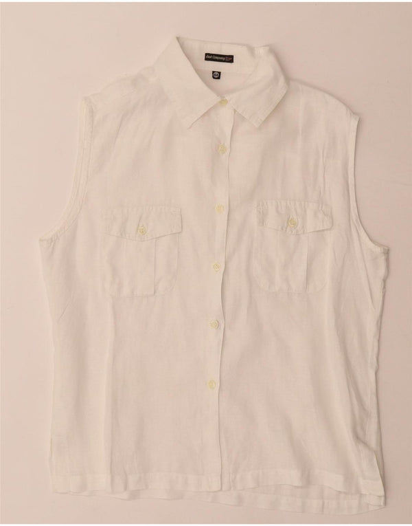 Best Company Γυναικείο Αμάνικο Μπλούζα IT 44 Medium White