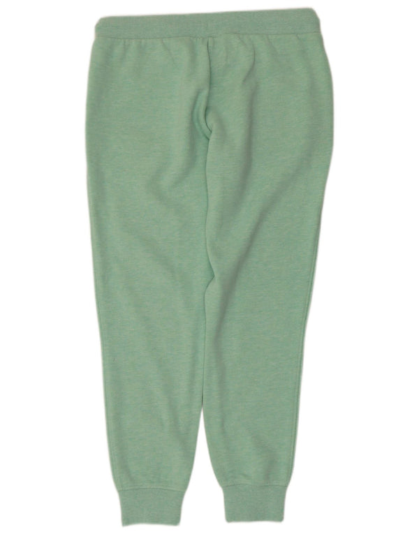 Superdry Γυναικεία αθλητική φόρμα Παντελόνι Joggers UK 16 Large Green Cotton