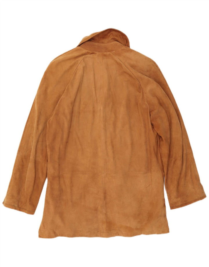 Γυναικείο Suede Jacket VINTAGE IT 42 Medium Beige Leather