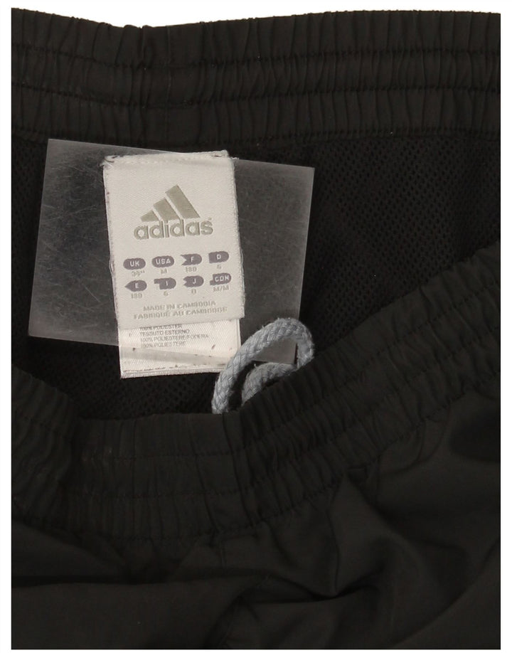 Ανδρική αθλητική φόρμα Adidas Παντελόνι μεγάλο μαύρο πολυεστέρα