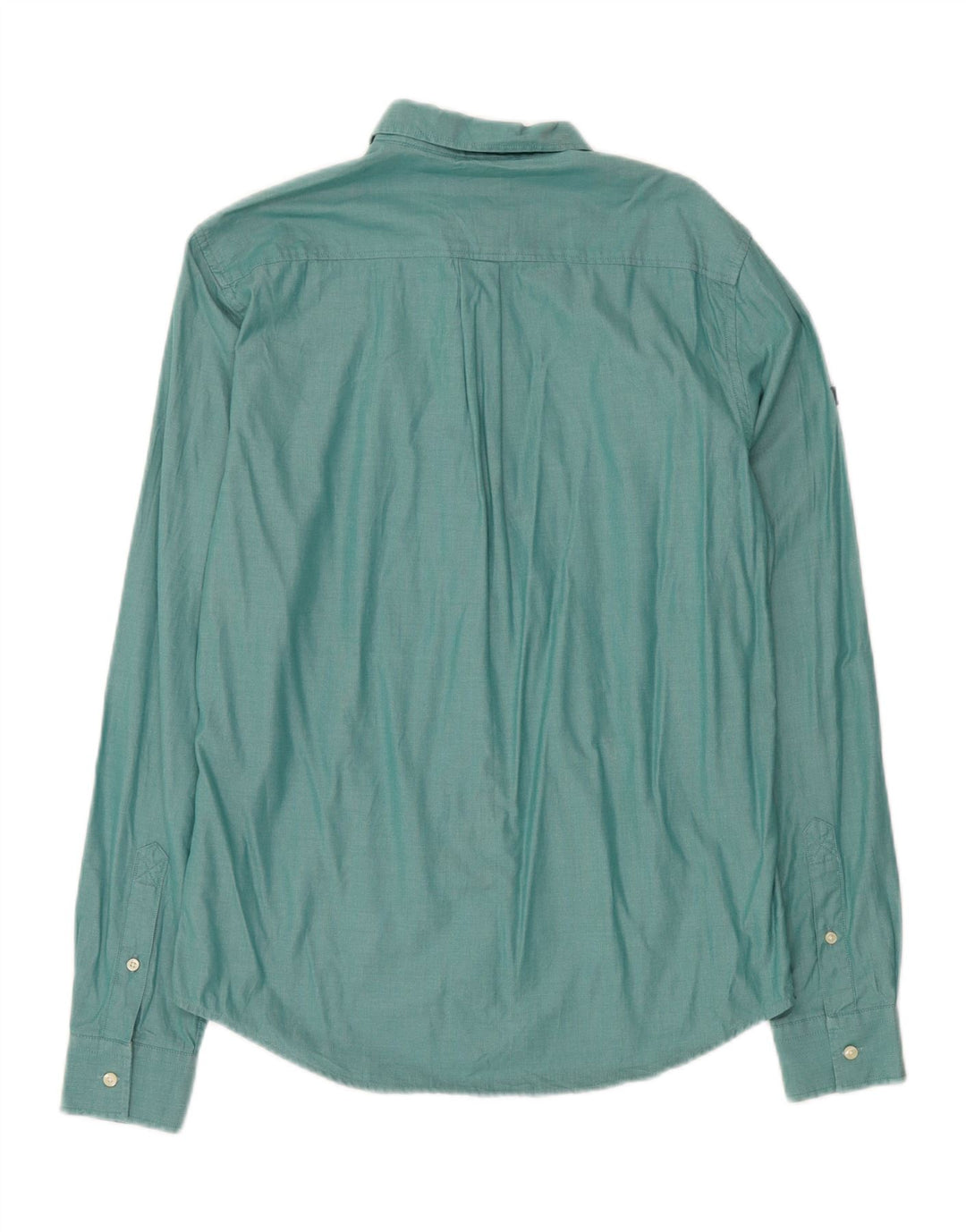 Ανδρικό πουκάμισο με κανονική εφαρμογή SUPERDRY, μικρό πράσινο βαμβακερό