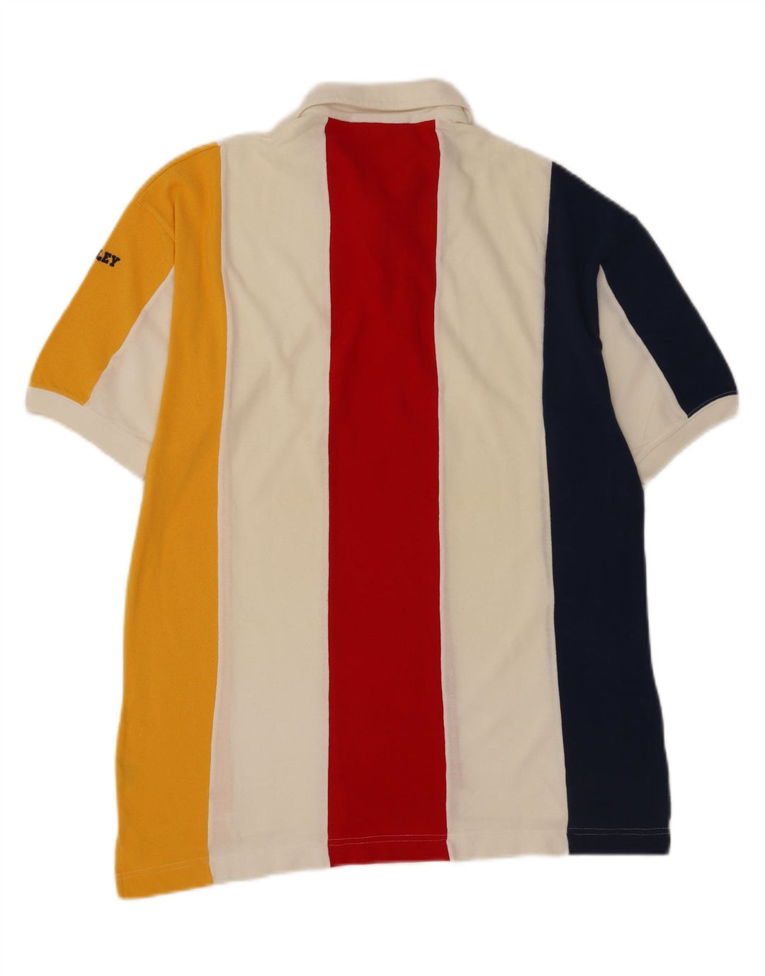Ανδρικό πουκάμισο πόλο Sisley μεγάλο πολύχρωμο βαμβακερό ριγέ