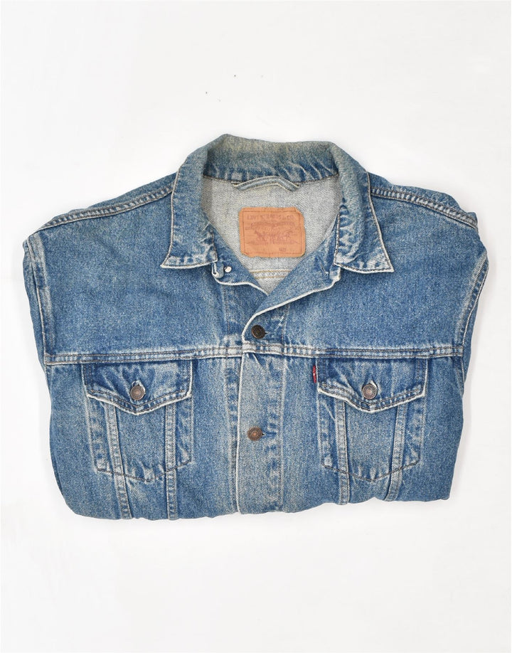Ανδρικό τζιν μπουφάν LEVI'S UK 42 XL Μπλε βαμβακερό