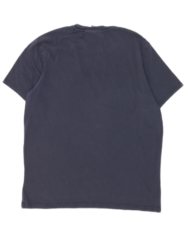 Champion Mens Graphic T-Shirt Top Large Navy Blue