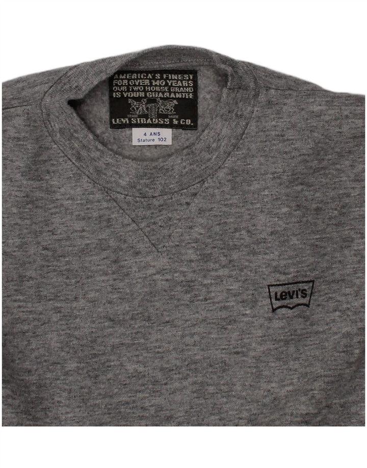 Φούτερ Levi's Boys Jumper 3-4 Years Grey Flecked