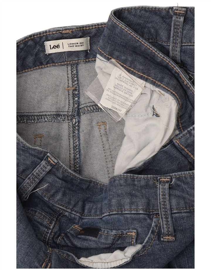 Lee Womens Capri Jeans W34 L18 Blue Cotton