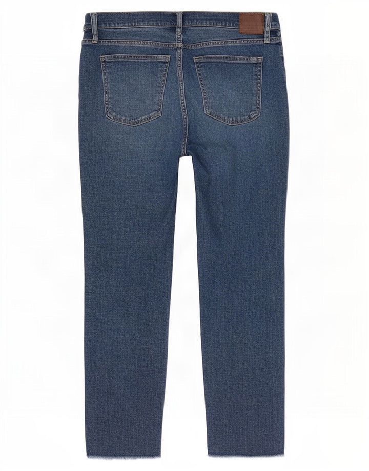 Gap Womens Girlfriend Distressed Ψηλόμεσο Ψηλό Τζιν W30 L27 Μπλε