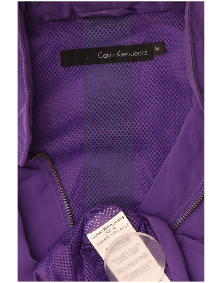 Calvin Klein Jeans Γυναικείο Graphic Bomber Jacket UK 14 Medium Purple