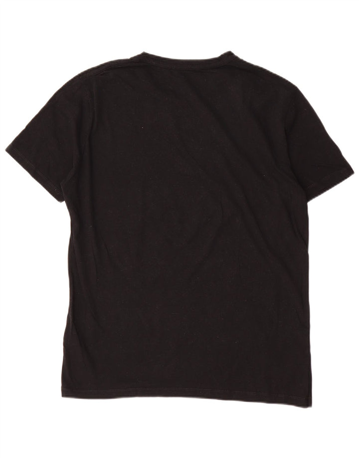 Ανδρικό T-Shirt All Saints Top Μεσαίο μαύρο βαμβακερό