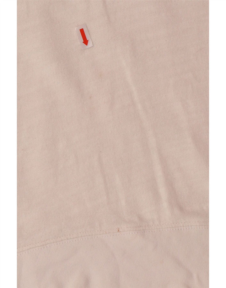 J. CREW Γυναικεία φούτερ υπερμεγέθη Jumper UK 10 Small White Cotton