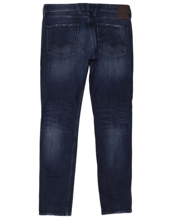 Replay Ανδρικό Anbass Slim Jeans W36 L36 Μπλε Βαμβακερό
