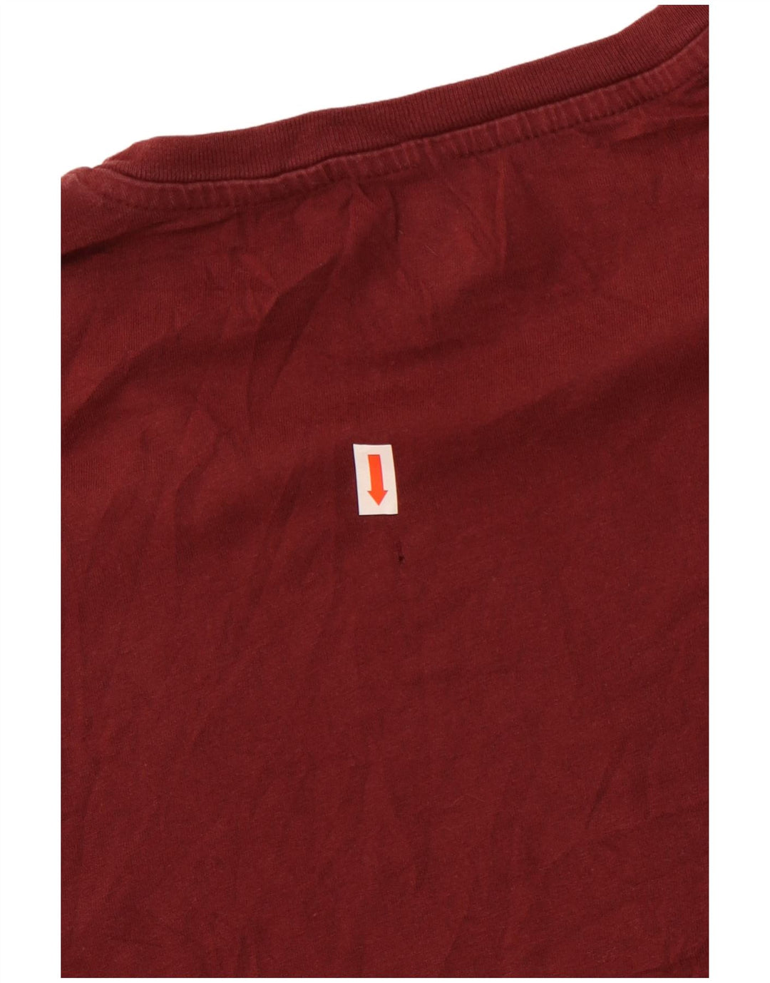 Jack & Jones Ανδρικό γραφικό T-Shirt Top XL Maroon Cotton