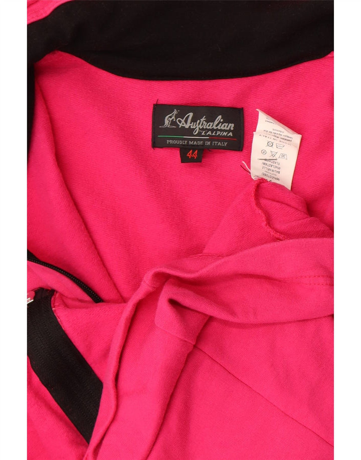 Γυναικεία αθλητική φόρμα AUSTRALIAN L'ALPINA Top Jacket IT 44 Μεσαίο ροζ βαμβακερό