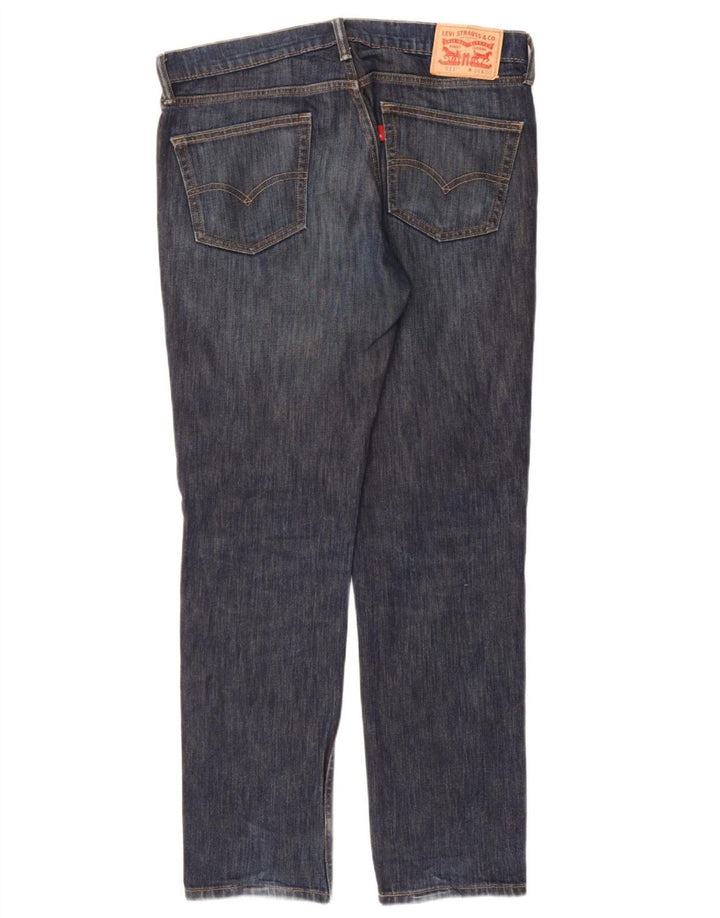 Levi's Mens 511 Slim Jeans W34 L32 Navy Blue Cotton