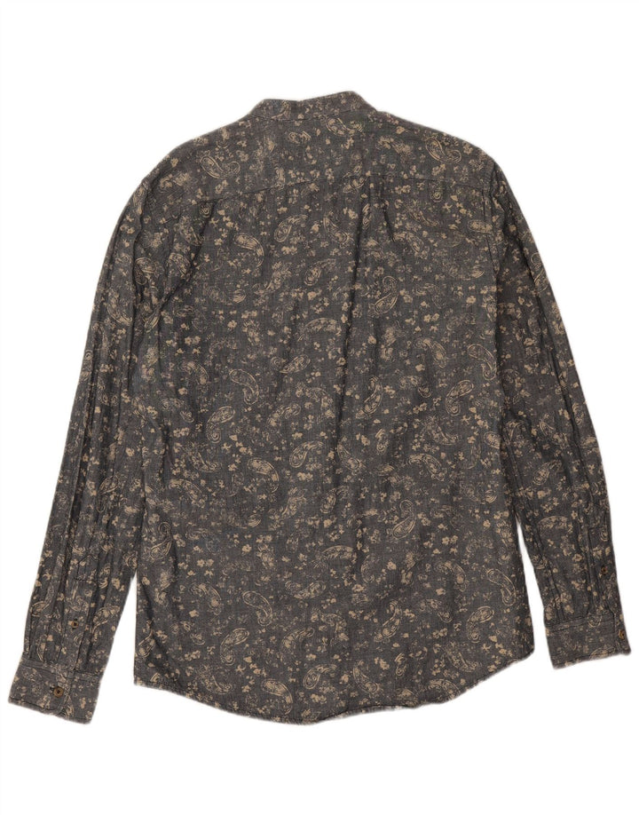 Ανδρικό πουκάμισο Benetton Medium Grey Paisley