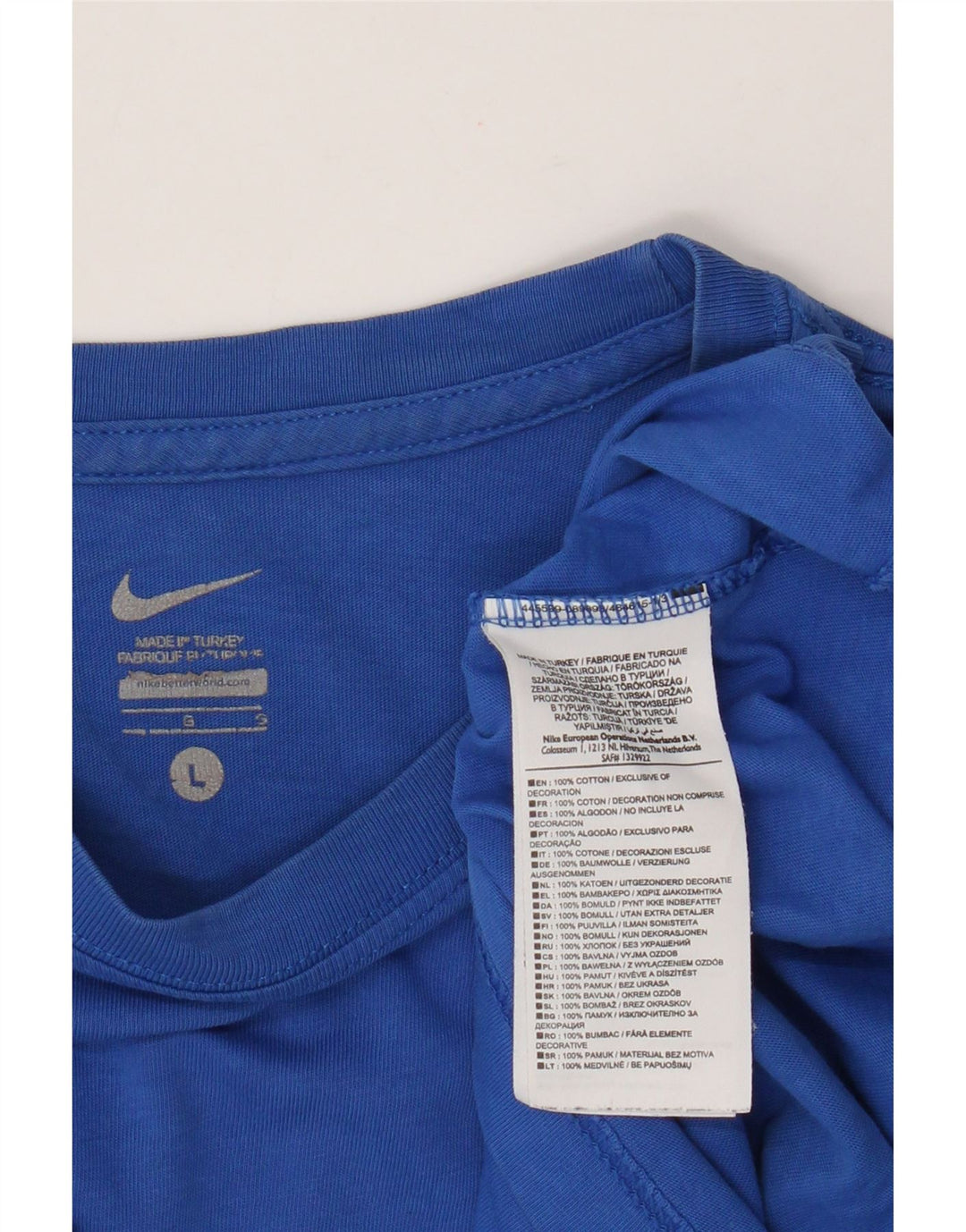 Μπλουζάκι Nike Mens HELLAS VERONA Μπλουζάκι μεγάλο μπλε βαμβακερό
