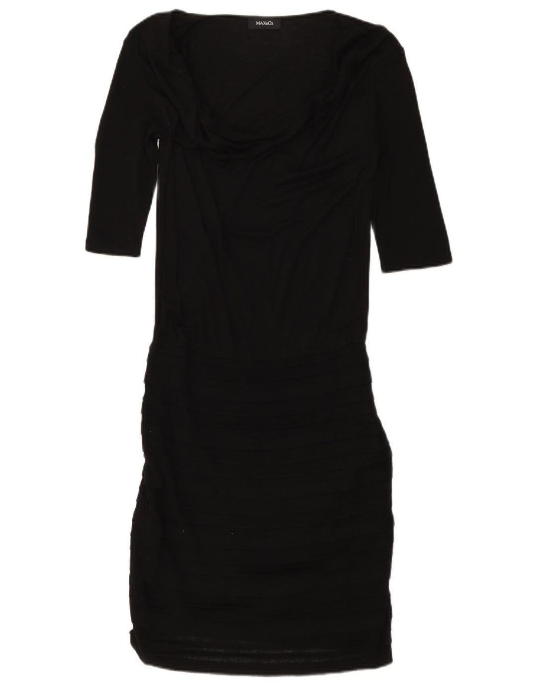 Max & Co. Γυναικείο φόρεμα 3/4 Sleeve Shift UK 8 Small Black