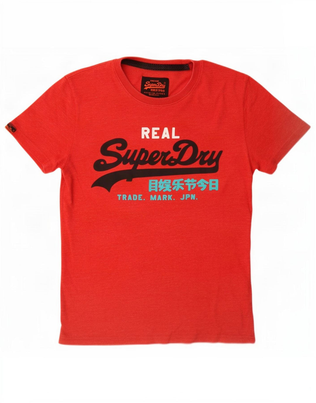 Ανδρικό γραφικό μπλουζάκι Superdry Top Μεσαίο κόκκινο βαμβακερό