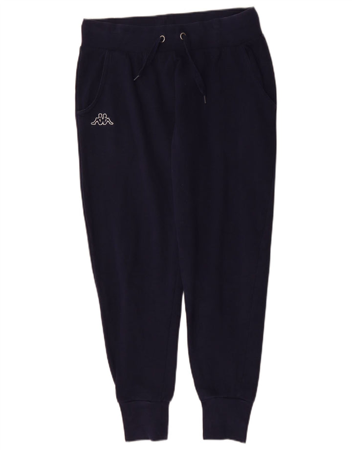 Γυναικεία αθλητική φόρμα KAPPA Παντελόνι Joggers UK 14 Medium Navy Blue Cotton