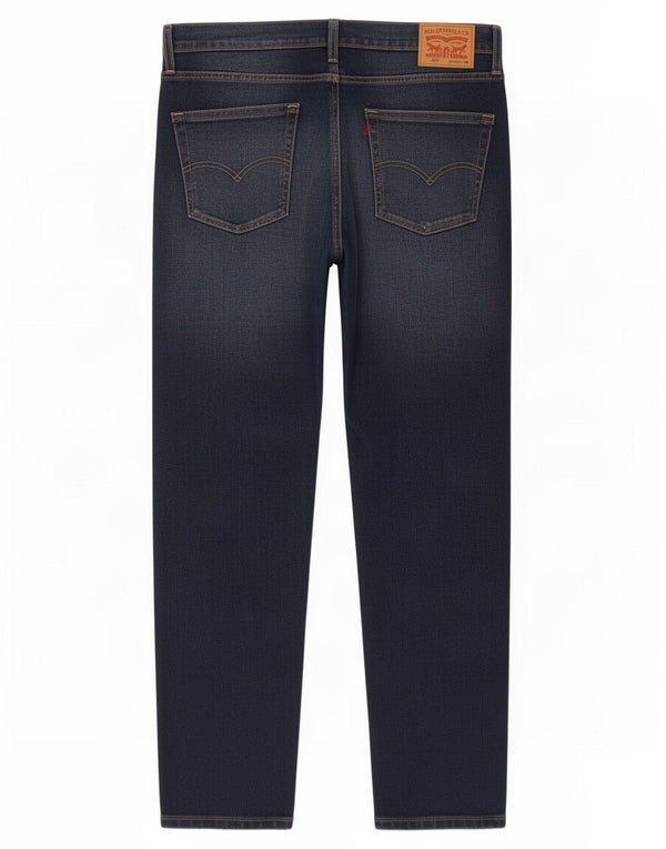 Levi's Mens 502 Tapered Jeans W36 L32 Navy Blue Cotton