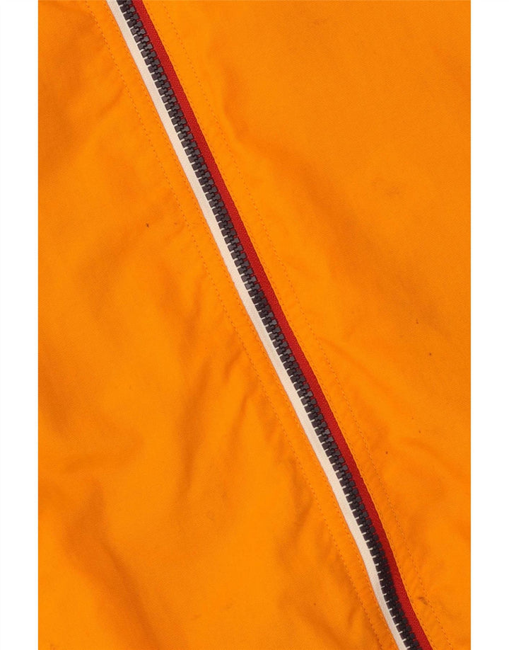 Tommy Hilfiger Ανδρικό Bomber Jacket UK 38 Medium Orange Colourblock Polyamide